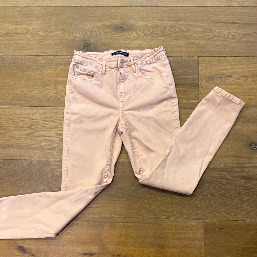 Light pink jeans